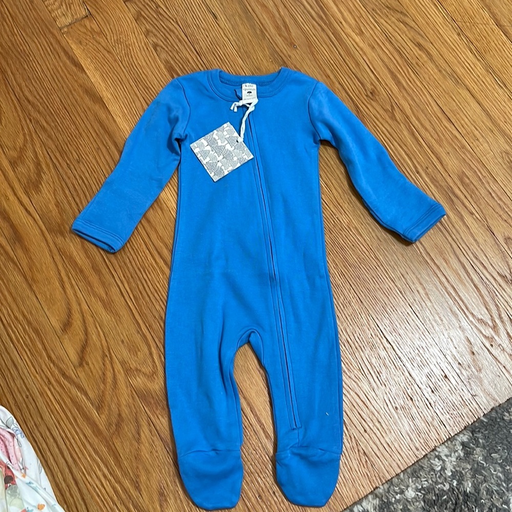 Kate Quinn long sleeve zipper footie